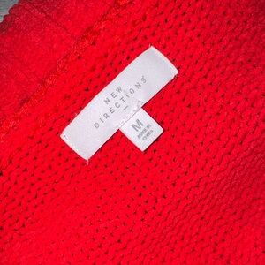 New Directions Bold Red Knit Top